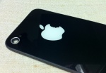 Задняя крышка с логотипом Apple с профилем Стива Джобса - крупно