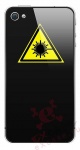 iPhone 4S - "Осторожно! Лазер"