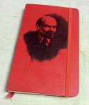 Портрет В.И. Ленина на ежедневнике Moleskine