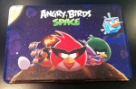 Чехол на Galaxy Tab с рисунком Angry Birds (черный)