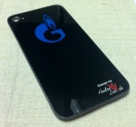 iPhone 4 - Газпром, телефон с символикой компании