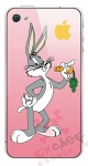 Бело-розовый iPhone 4S с кроликом Багз Банни