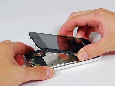 Снятие стекла на iPhone 3G/3GS