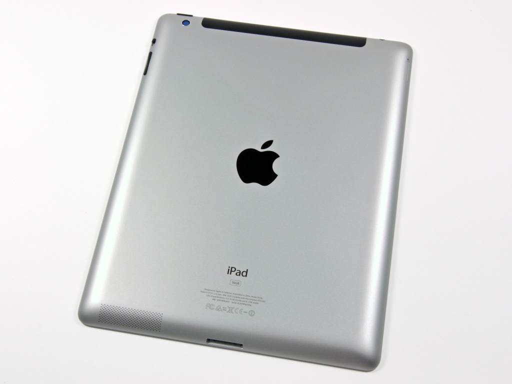 New iPad - Задняя крышка, вид целиком New iPad - Задняя сторона
