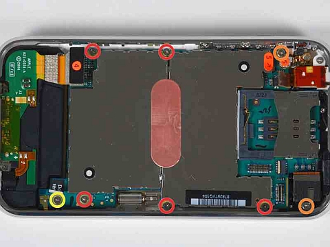 Крепление материнской (основной) платы iPhone 3GS/3G