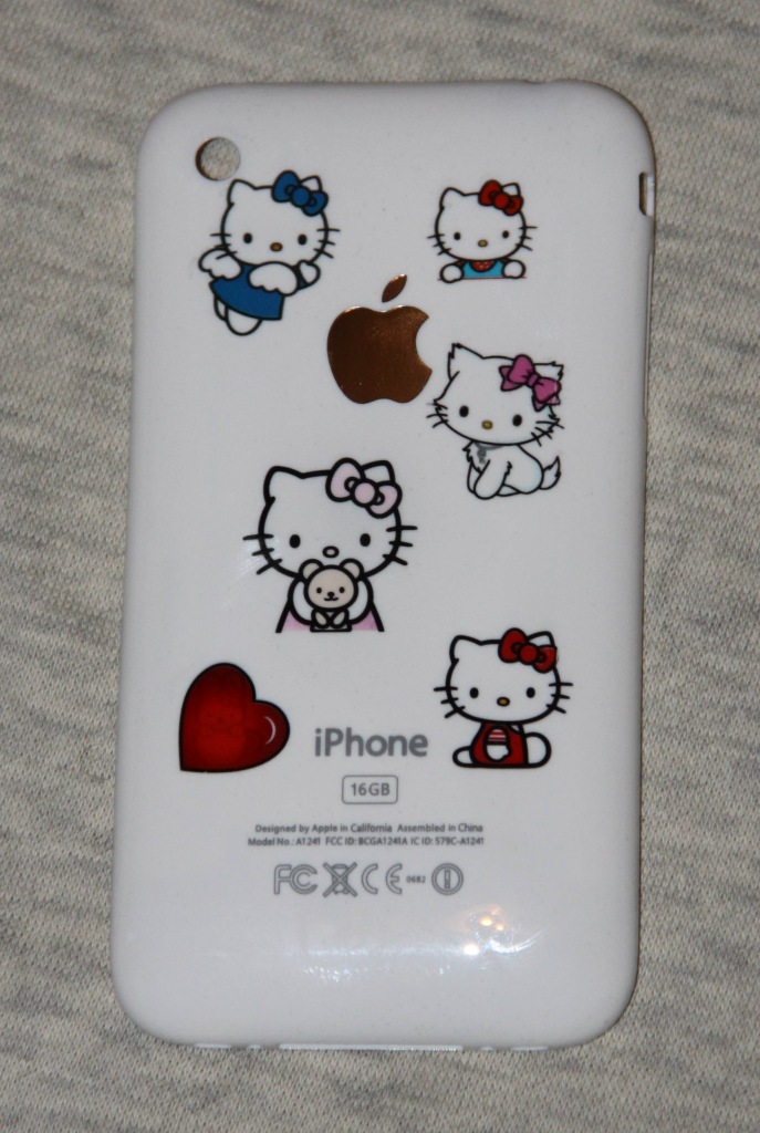 Крышка iPhone 3G в стиле Hello Kitty